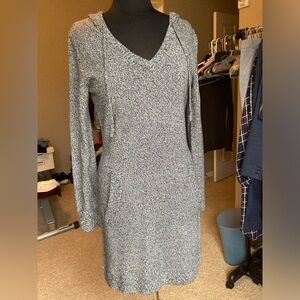 New York and Company hooded sweater dress, size XS